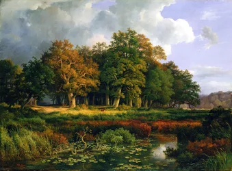 De Stangenmuhlengrund in Sachsenwald, 1852